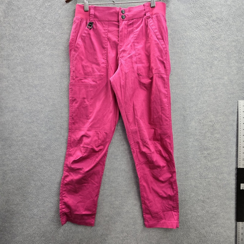 Carhartt Women Pants PETITE S Pink Cargo Rugged Flex Ripstop Utility Modern